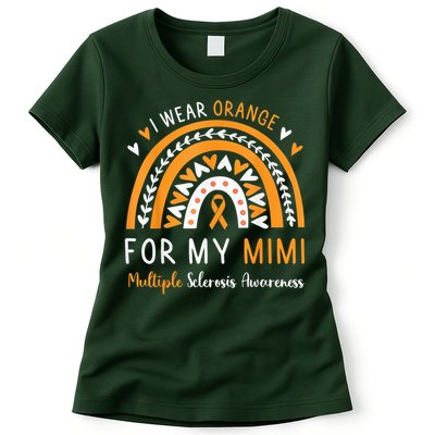 Multiple Sclerosis Awareness I Wear Orange For My Mimi Womens T-Shirt