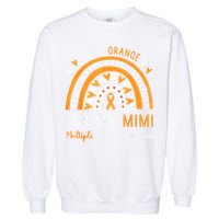 Multiple Sclerosis Awareness I Wear Orange For My Mimi Garment-Dyed Sweatshirt