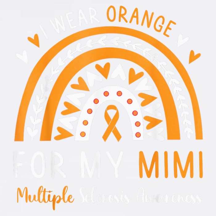 Multiple Sclerosis Awareness I Wear Orange For My Mimi Garment-Dyed Sweatshirt