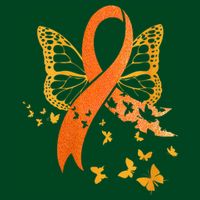 Multiple Sclerosis Awareness Orange Ribbon Butterfly Fighter Sweatshirt