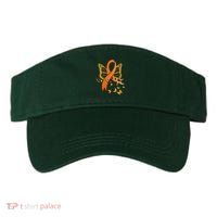 Multiple Sclerosis Awareness Orange Ribbon Butterfly Fighter Visor