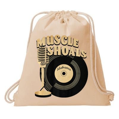 Muscle Shoals Alabama Vintage Style Drawstring Bag