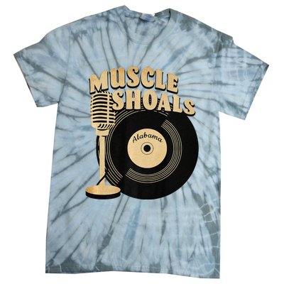 Muscle Shoals Alabama Vintage Style Tie-Dye T-Shirt