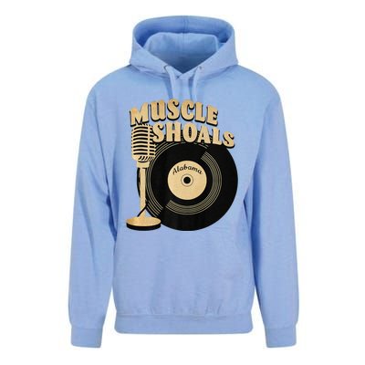 Muscle Shoals Alabama Vintage Style Unisex Surf Hoodie