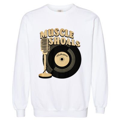 Muscle Shoals Alabama Vintage Style Garment-Dyed Sweatshirt