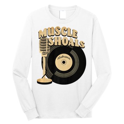 Muscle Shoals Alabama Vintage Style Long Sleeve Shirt