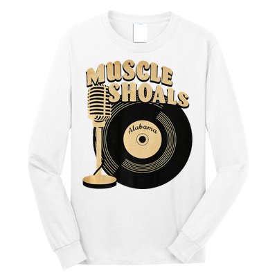 Muscle Shoals Alabama Vintage Style Long Sleeve Shirt