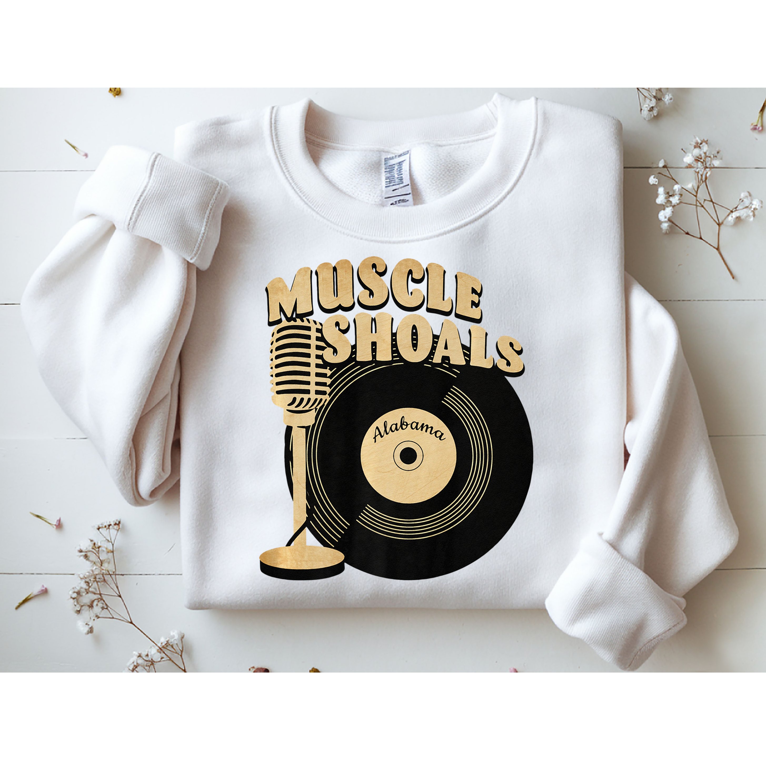 Muscle Shoals Alabama Vintage Style Sweatshirt