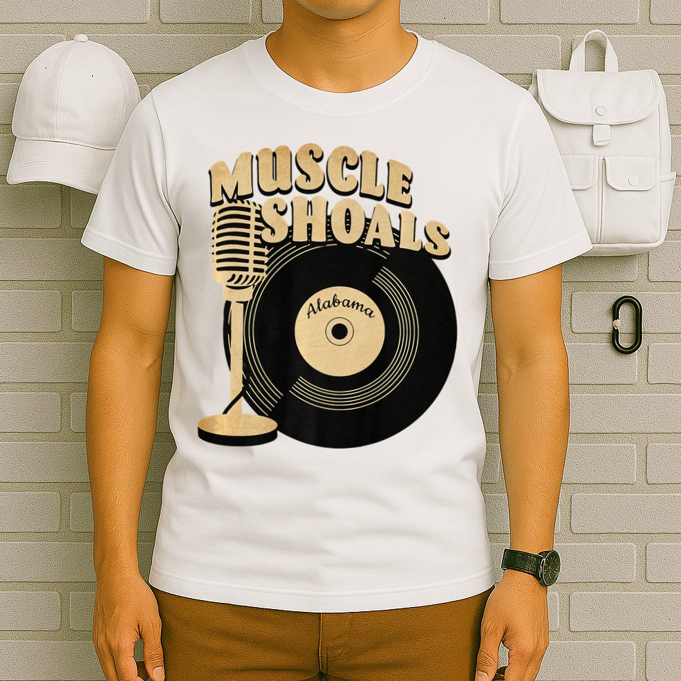 Muscle Shoals Alabama Vintage Style T-Shirt