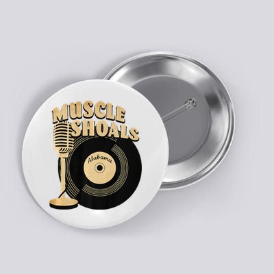 Muscle Shoals Alabama Vintage Style Button