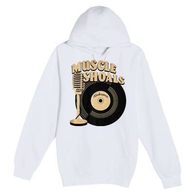 Muscle Shoals Alabama Vintage Style Premium Pullover Hoodie