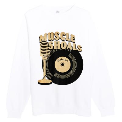 Muscle Shoals Alabama Vintage Style Premium Crewneck Sweatshirt