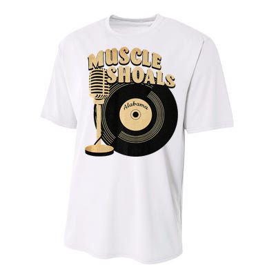 Muscle Shoals Alabama Vintage Style Performance Sprint T-Shirt