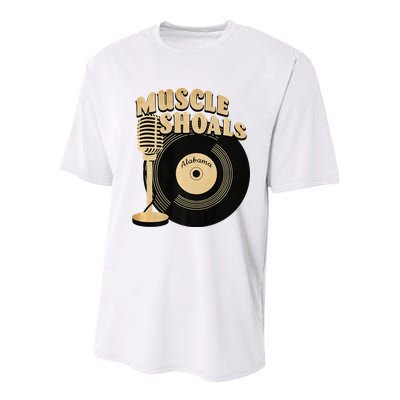 Muscle Shoals Alabama Vintage Style Youth Performance Sprint T-Shirt