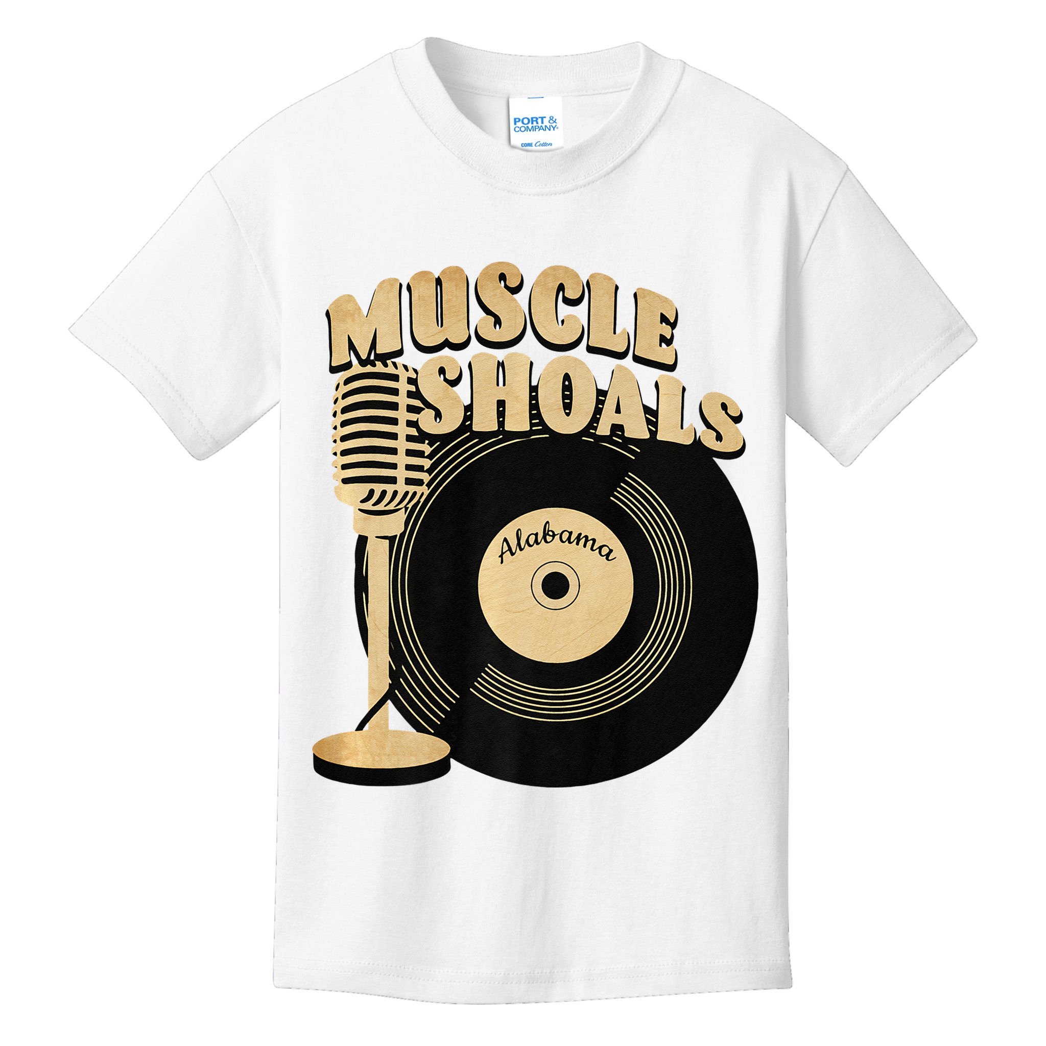 Muscle Shoals Alabama Vintage Style Kids T-Shirt