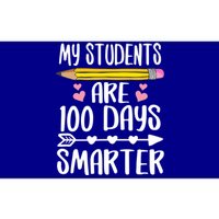 My Students Are 100 Days Smarter Teacher Gift Bumper Sticker