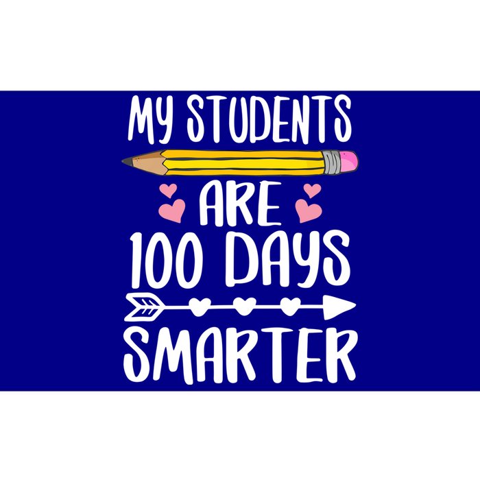 My Students Are 100 Days Smarter Teacher Gift Bumper Sticker