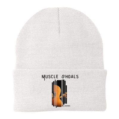 Muscle Shoals Alabama AL Distressed Grunge Text Music City Beanie