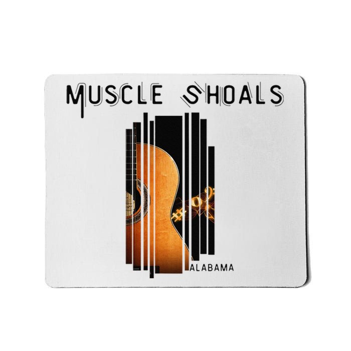 Muscle Shoals Alabama AL Distressed Grunge Text Music City Mousepad