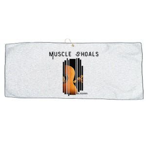 Muscle Shoals Alabama AL Distressed Grunge Text Music City Large Microfiber Waffle Golf Towel