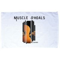 Muscle Shoals Alabama AL Distressed Grunge Text Music City Microfiber Hand Towel