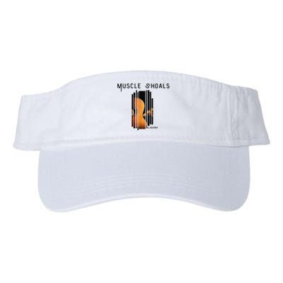 Muscle Shoals Alabama AL Distressed Grunge Text Music City Visor