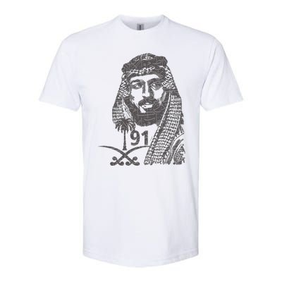 Mbs Saudi Arabia National Day Gift 91 Gift Softstyle CVC T-Shirt