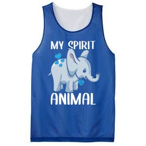 My Spirit Animal Elephant I Love Dad Heart Valentines Day Great Gift Mesh Reversible Basketball Jersey Tank