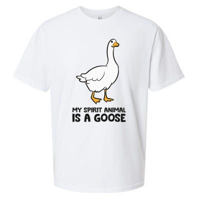 My Spirit Animal Is A Goose Sueded Cloud Jersey T-Shirt