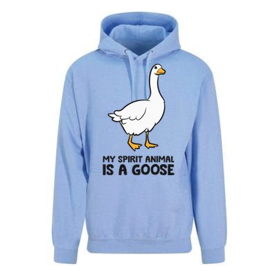 My Spirit Animal Is A Goose Unisex Surf Hoodie