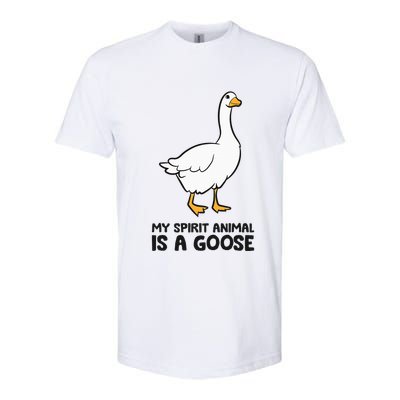 My Spirit Animal Is A Goose Softstyle® CVC T-Shirt