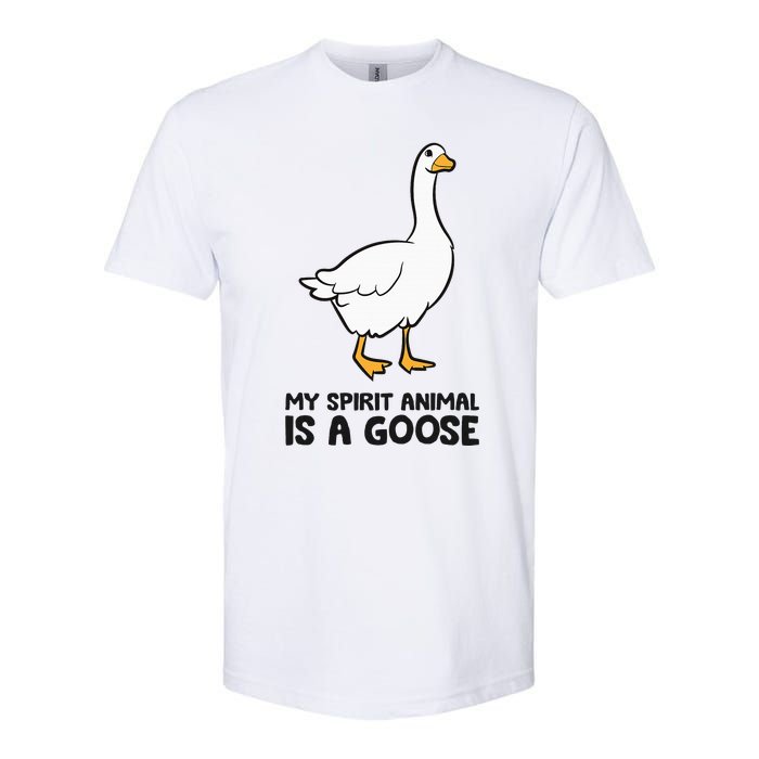 My Spirit Animal Is A Goose Softstyle CVC T-Shirt