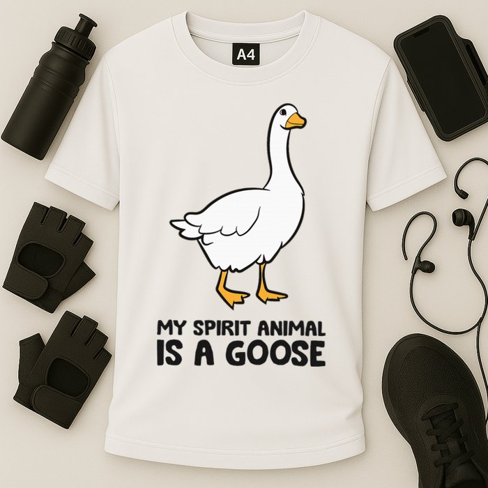 My Spirit Animal Is A Goose Cooling Performance Crew T-Shirt