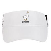 My Spirit Animal Is A Goose Adult Drive Performance Visor