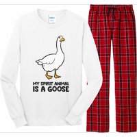 My Spirit Animal Is A Goose Long Sleeve Pajama Set