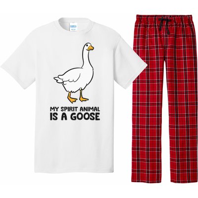 My Spirit Animal Is A Goose Pajama Set