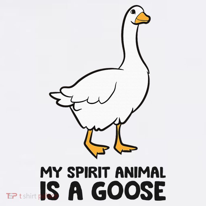 My Spirit Animal Is A Goose Flatbill Hat
