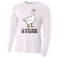 My Spirit Animal Is A Goose Cooling Performance Long Sleeve Crew