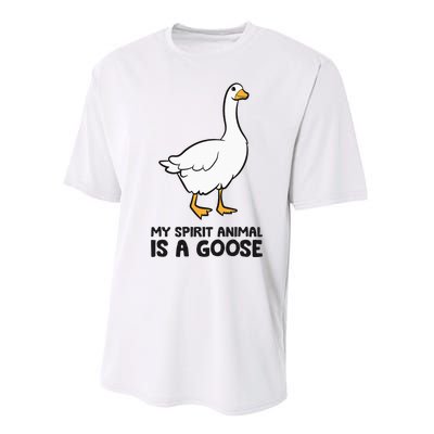 My Spirit Animal Is A Goose Performance Sprint T-Shirt