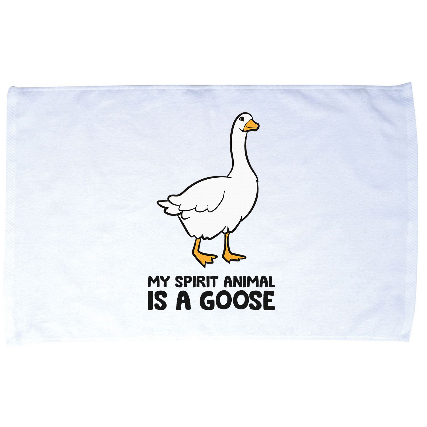 My Spirit Animal Is A Goose Microfiber Hand Towel