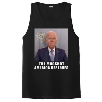 Mug Shot America Deserves Funny AntiBiden PosiCharge Competitor Tank