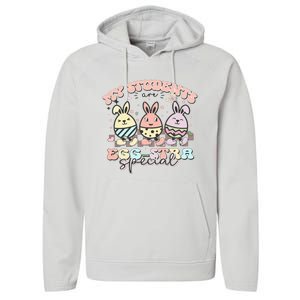 My Students Are Egg-stra Special Easter Day Cute Teacher Performance Fleece Hoodie