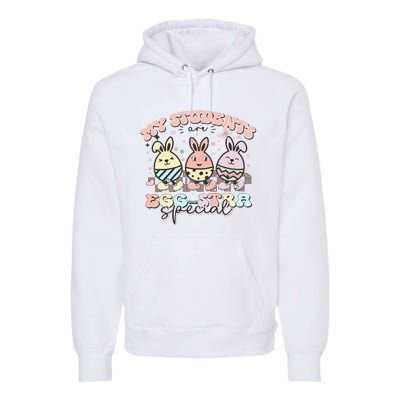 My Students Are Egg-stra Special Easter Day Cute Teacher Premium Hoodie