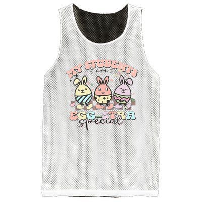 My Students Are Egg-stra Special Easter Day Cute Teacher Mesh Reversible Basketball Jersey Tank