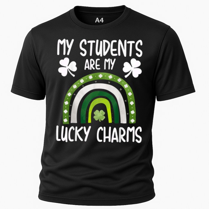 My Students Are My Lucky Charms Teacher St Patricks Day Cooling Performance Crew T-Shirt