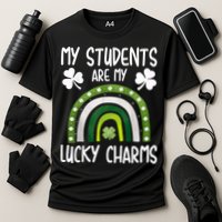 My Students Are My Lucky Charms Teacher St Patricks Day Cooling Performance Crew T-Shirt