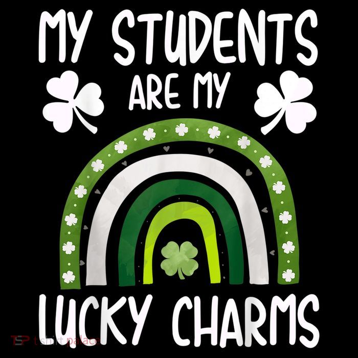 My Students Are My Lucky Charms Teacher St Patricks Day Sustainable Bucket Hat