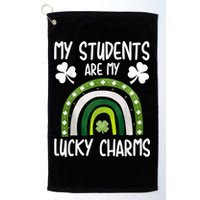 My Students Are My Lucky Charms Teacher St Patricks Day Golf Towel