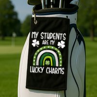 My Students Are My Lucky Charms Teacher St Patricks Day Golf Towel