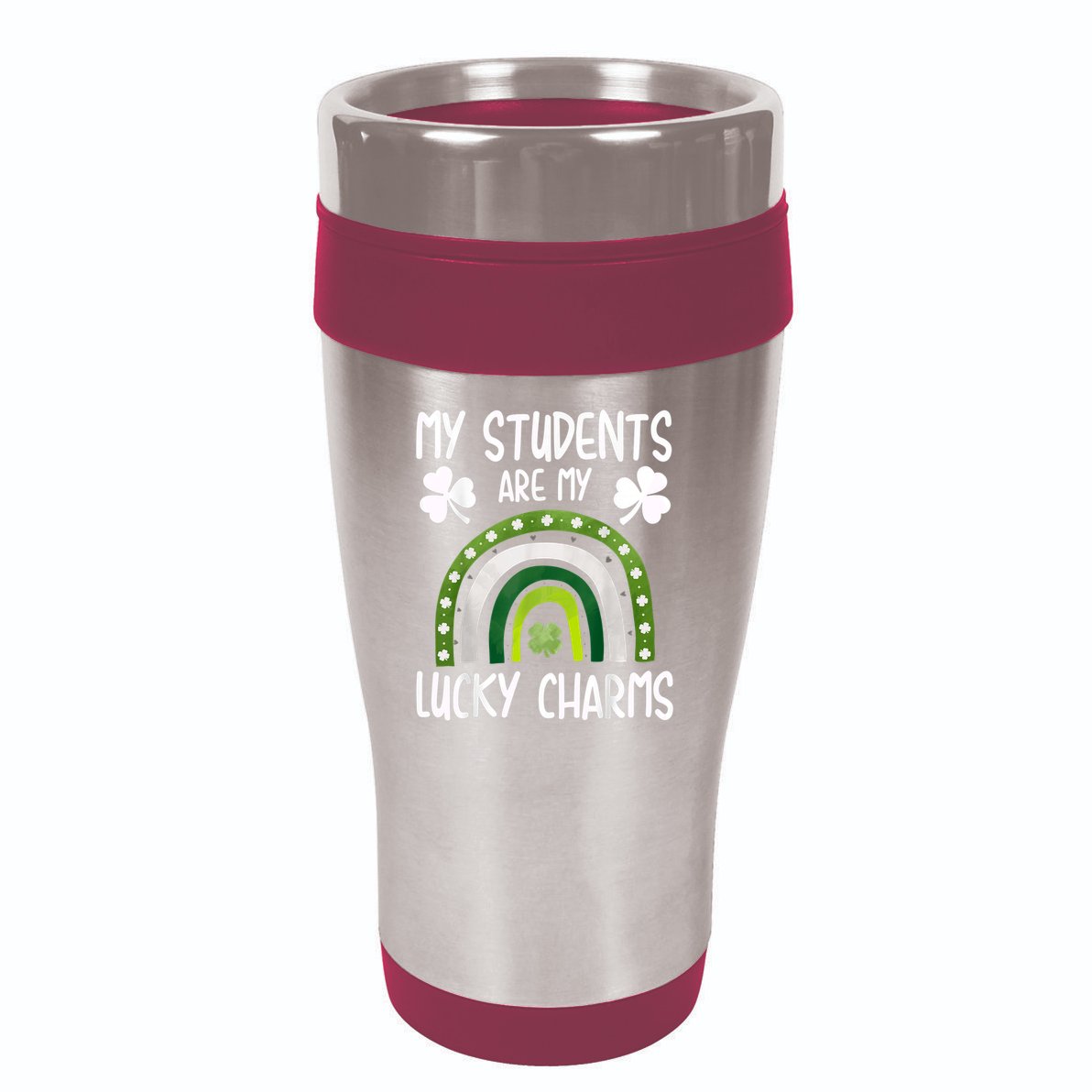My Students Are My Lucky Charms Teacher St Patricks Day 16oz Travel Tumbler